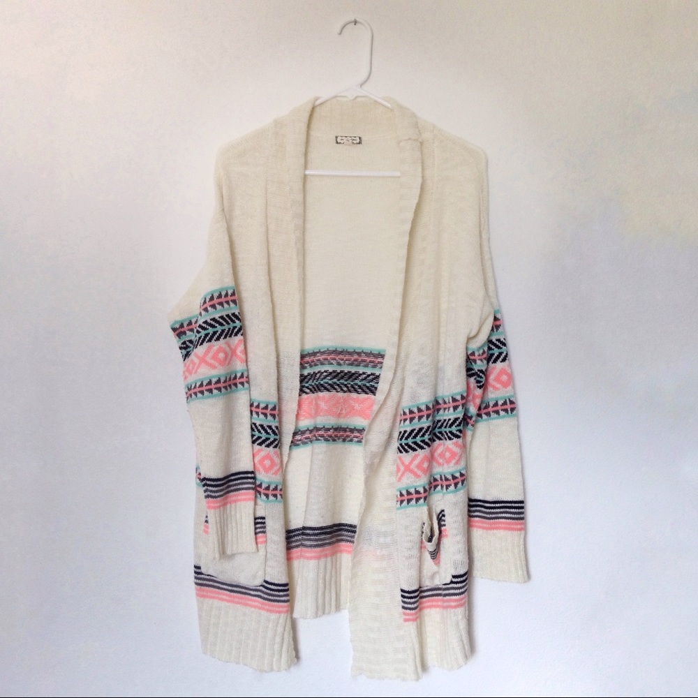 Tribal Pattern Cardigan